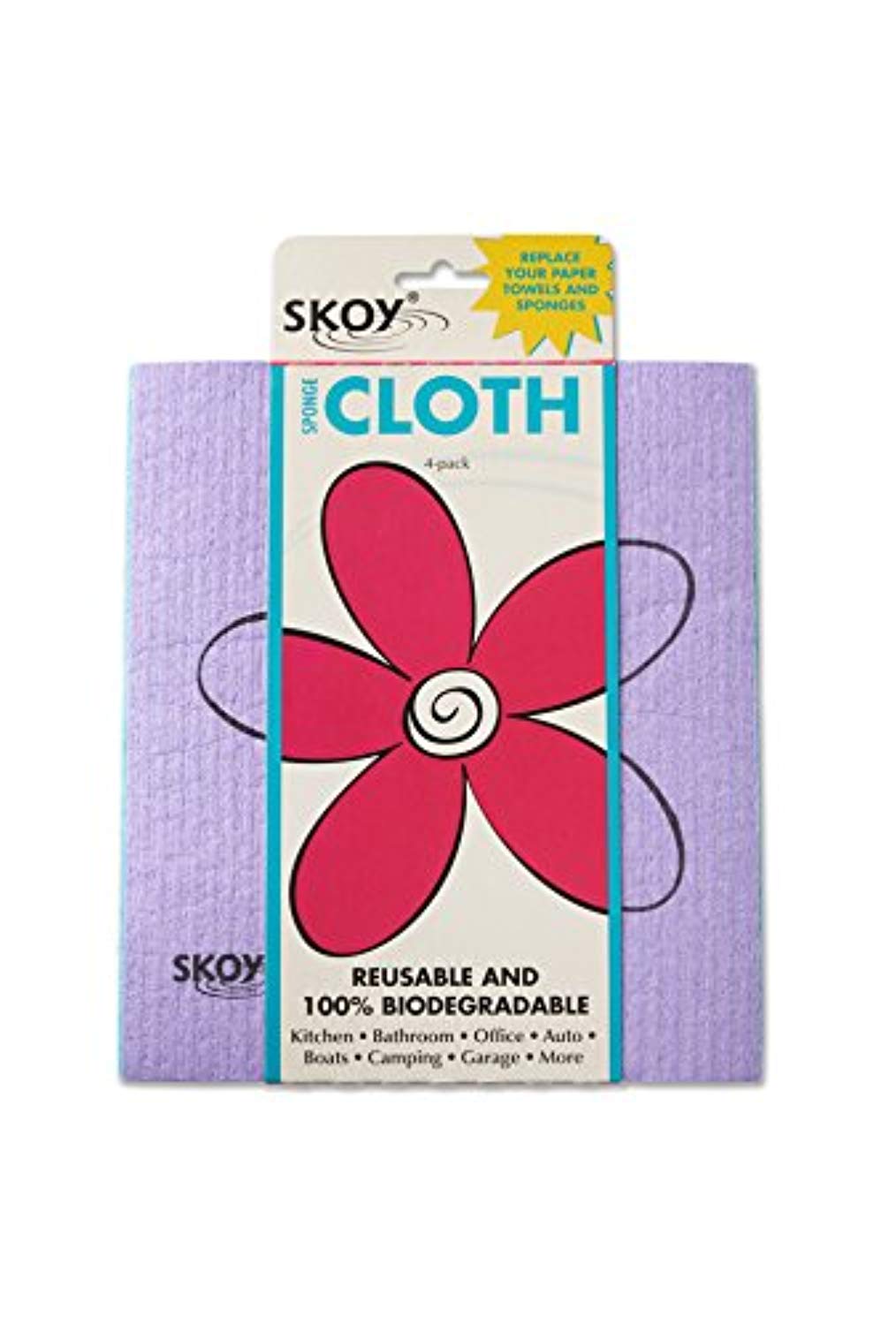 Eco-Friendly Cleaning Cloth 4-Pack Assorted Colors - Eco Trade Company