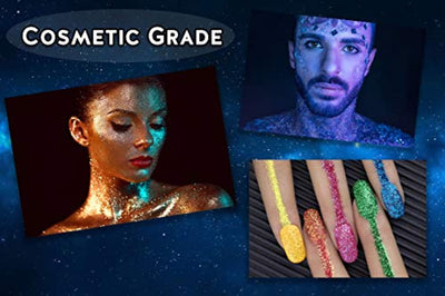Gold Biodegradable Glitter 1/2 Ounce - Made from Plant Cellulose, Earth Friendly. Perfect for Crafts, DIY Projects, Cosmetics Made in USA - Eco Trade Company