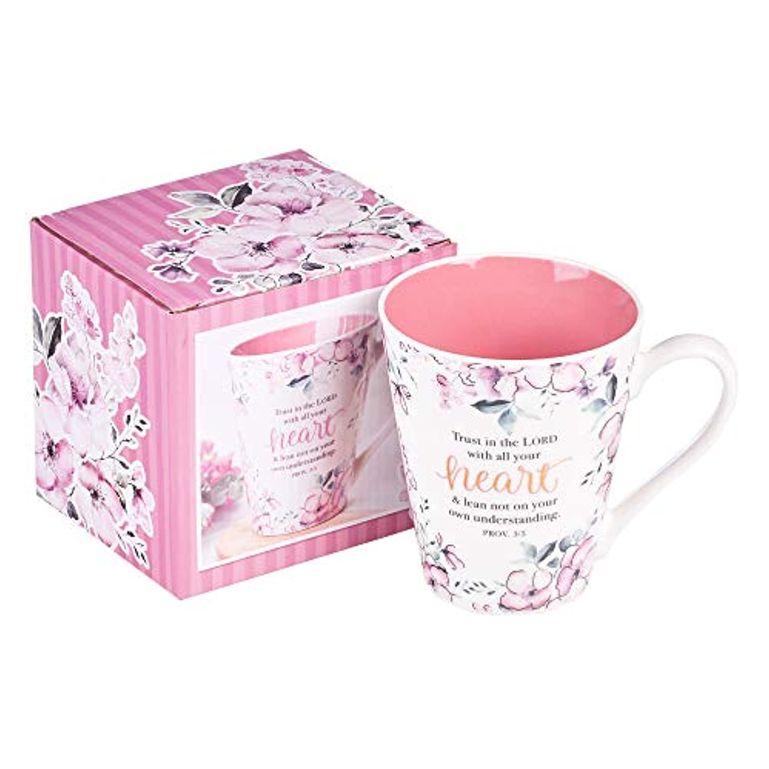 Inspirational Coffee Cups with Bible Verse 13-Ounce Ceramic - Eco Trade Company