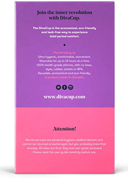 DivaCup Model 1 Menstrual Cup - Eco Trade Company