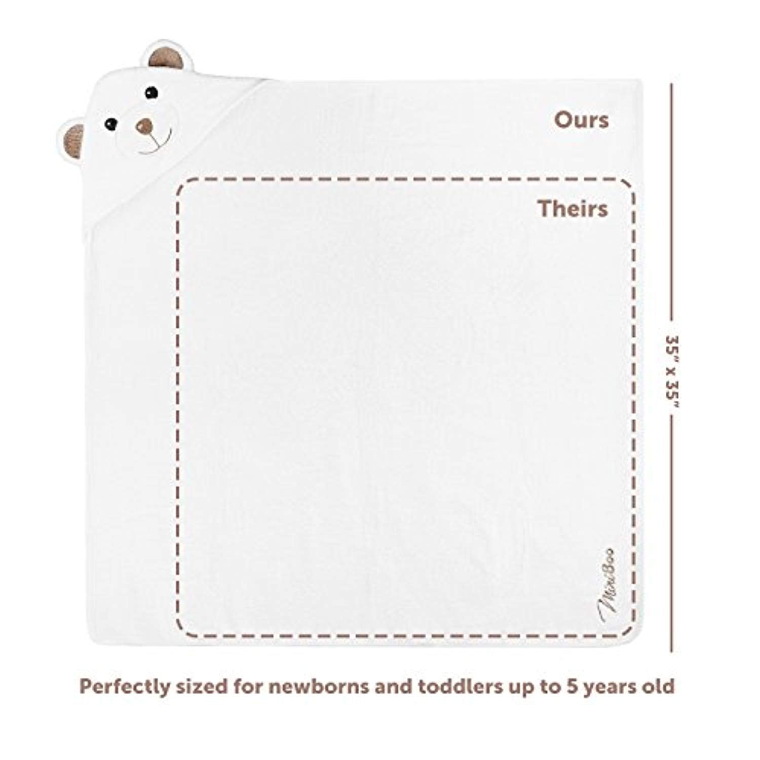 Premium Ultra Soft Organic Bamboo Baby Hooded Towel with Unique Design – Hypoallergenic Baby Towels for Infant and Toddler - Eco Trade Company