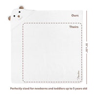 Premium Ultra Soft Organic Bamboo Baby Hooded Towel with Unique Design – Hypoallergenic Baby Towels for Infant and Toddler - Eco Trade Company