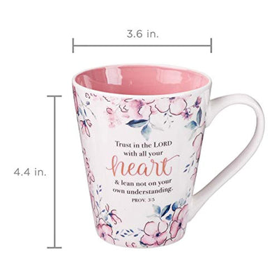 Inspirational Coffee Cups with Bible Verse 13-Ounce Ceramic - Eco Trade Company