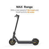Ninebot MAX Electric Kick Scooter, Up to 40.4 Miles Long-Range Battery - Eco Trade Company