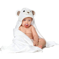 Premium Ultra Soft Organic Bamboo Baby Hooded Towel with Unique Design – Hypoallergenic Baby Towels for Infant and Toddler - Eco Trade Company
