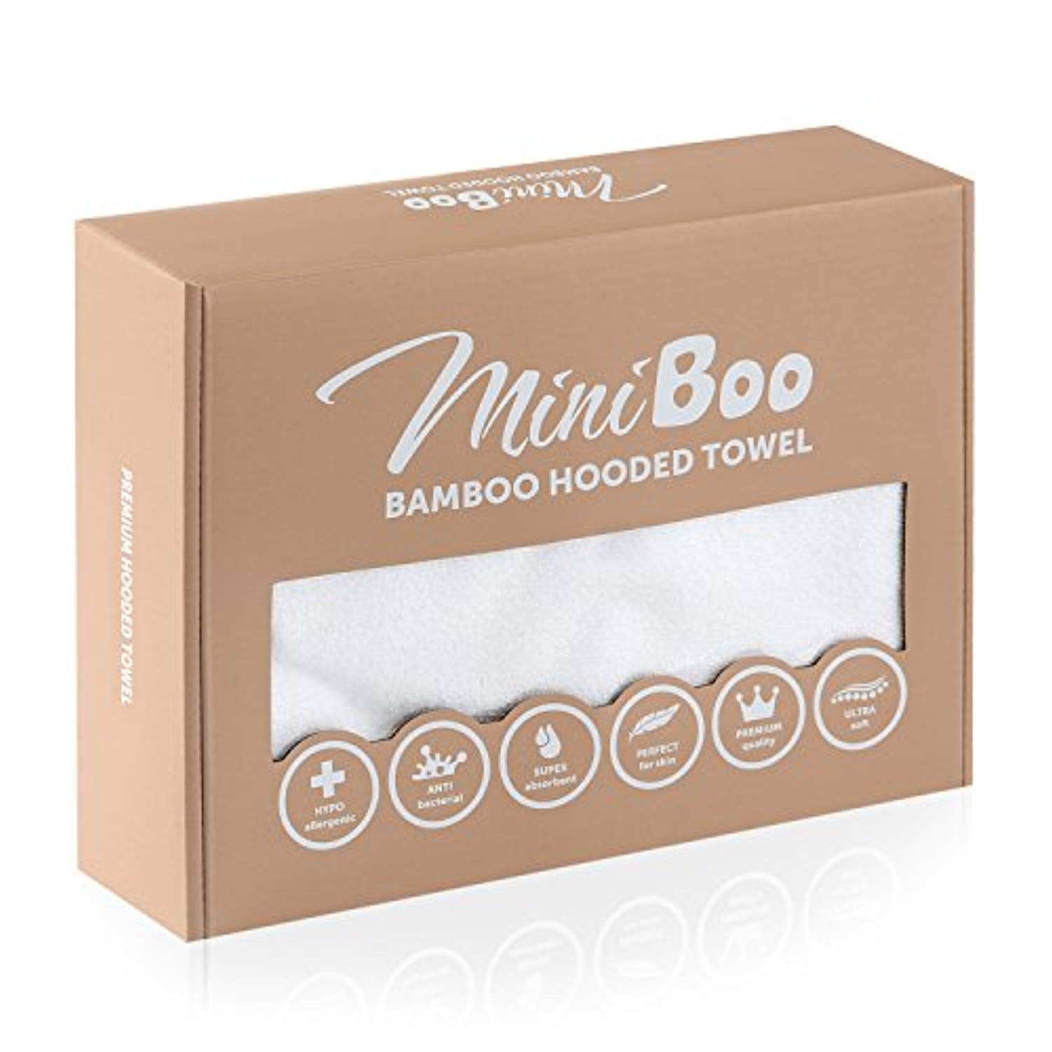 Premium Ultra Soft Organic Bamboo Baby Hooded Towel with Unique Design – Hypoallergenic Baby Towels for Infant and Toddler - Eco Trade Company