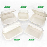 Eco Friendly to Go Containers - Non Soggy, Leak Proof, Disposable to Go Boxes Made from Cornstarch - Eco Trade Company