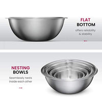 Premium Stainless Steel Mixing Bowls Set of 6 - Eco Trade Company