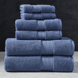 Super Soft USA-Grown Cotton 6 Piece Solid Towel Set - Eco Trade Company