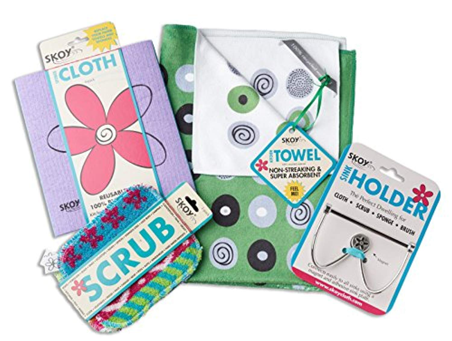 Eco-Friendly Cleaning Cloth 4-Pack Assorted Colors - Eco Trade Company