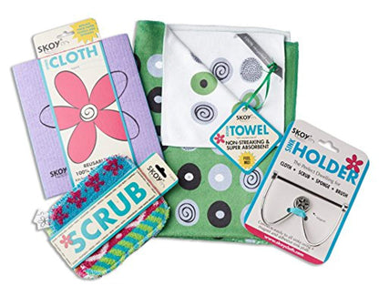Eco-Friendly Cleaning Cloth 4-Pack Assorted Colors - Eco Trade Company