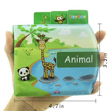 Baby Bath Books, Waterproof Nontoxic Fabric Soft Baby Bath Toys Early Education Activity for Toddler, Infants and Kids - Pack of 6 - Eco Trade Company
