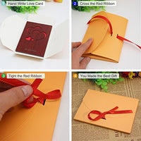 Handmade Walnut Wood Love Greeting Card - Eco Trade Company
