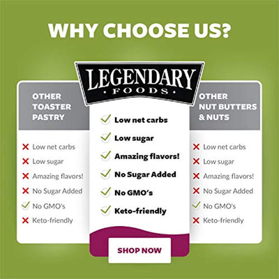 Legendary Foods, Pecan Pie Almond Nut Butter,16 oz Jar, Low Carb and No Added Sugar, Healthy, Paleo, Vegan, Keto-Friendly Snacks 2 Pack - Eco Trade Company