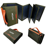 Portable Solar Charger – 60W Foldable Solar Panel with 5V USB and 18V DC for iPhone etc. 5-18V Devices Compatible with Solar Generators Power Stations - Eco Trade Company