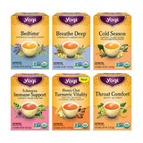 Yogi Tea - Get Well Variety Pack Sampler (6 Pack) - 6 Teas for Cold and Flu Symptom Support - 96 Tea Bags - Eco Trade Company
