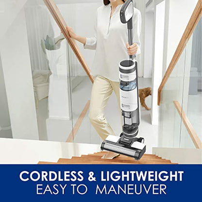 Cordless Wet Dry Vacuum Cleaner, Lightweight, One-Step Cleaning for Hard Floors - Eco Trade Company