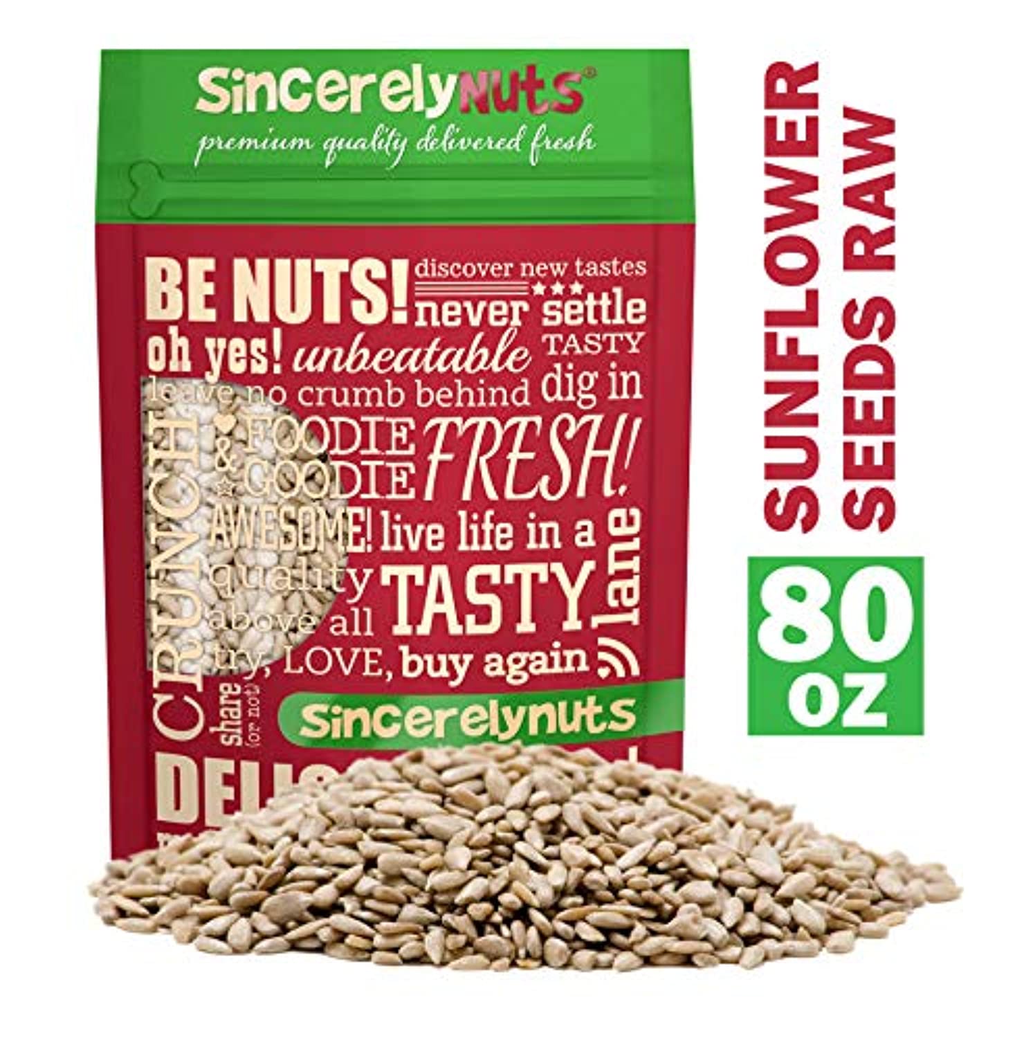 Sincerely Nuts Sunflower Seed Kernels Raw (No Shell) - Eco Trade Company