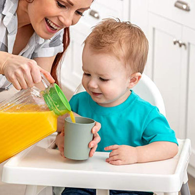 Bamboo Toddler Cups - 4 pc Set,10 fl oz. Eco-Friendly, Non-Toxic Non-Plastic Cups - Dishwasher Safe - BPA Free - Eco Trade Company