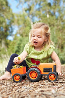 Green Toys Tractor Vehicle, Orange Made from 100% Recycled Plastic, No BPA, phthalates, PVC, or External Coatings - Eco Trade Company