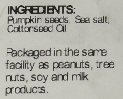 Sincerely Nuts Shelled Pepitas Pumpkin Seeds Salted - Eco Trade Company