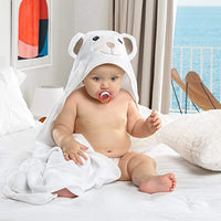 Premium Ultra Soft Organic Bamboo Baby Hooded Towel with Unique Design – Hypoallergenic Baby Towels for Infant and Toddler - Eco Trade Company