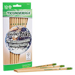 Natural Wood Pencils, Wood-Cased, Soft, Natural - Eco Trade Company