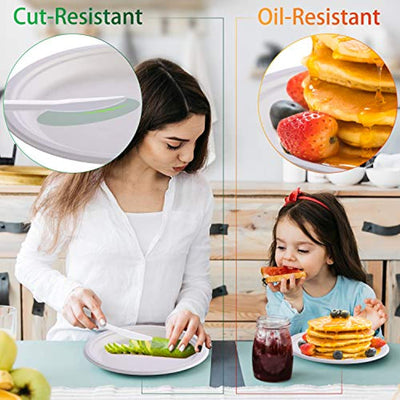 250Pcs Disposable Dinnerware Set, Compostable Sugarcane Cutlery Eco-Friendly - Eco Trade Company