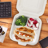 Eco Friendly to Go Containers - Non Soggy, Leak Proof, Disposable to Go Boxes Made from Cornstarch - Eco Trade Company