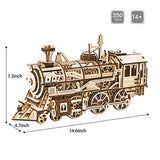 3D Wooden Puzzle-Self Propelled Mechanical Model Train - Eco Trade Company