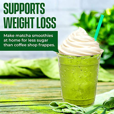 Kiss Me Organics Matcha Green Tea Powder - Organic Japanese Culinary Grade Matcha - Eco Trade Company