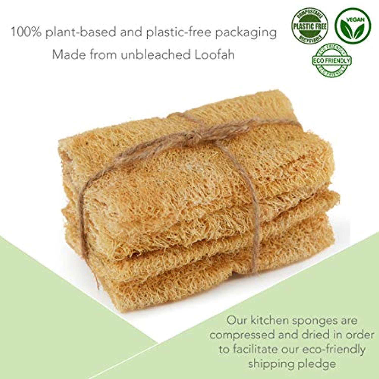Eco-Friendly Kitchen Washing Up Sponge - Eco Trade Company