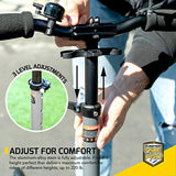 Commuter Kick Scooter for Adults, Teens | Foldable, Lightweight w/ABEC-9 Wheel Bearings | Height-Adjustable, 220LB Max Load - Eco Trade Company