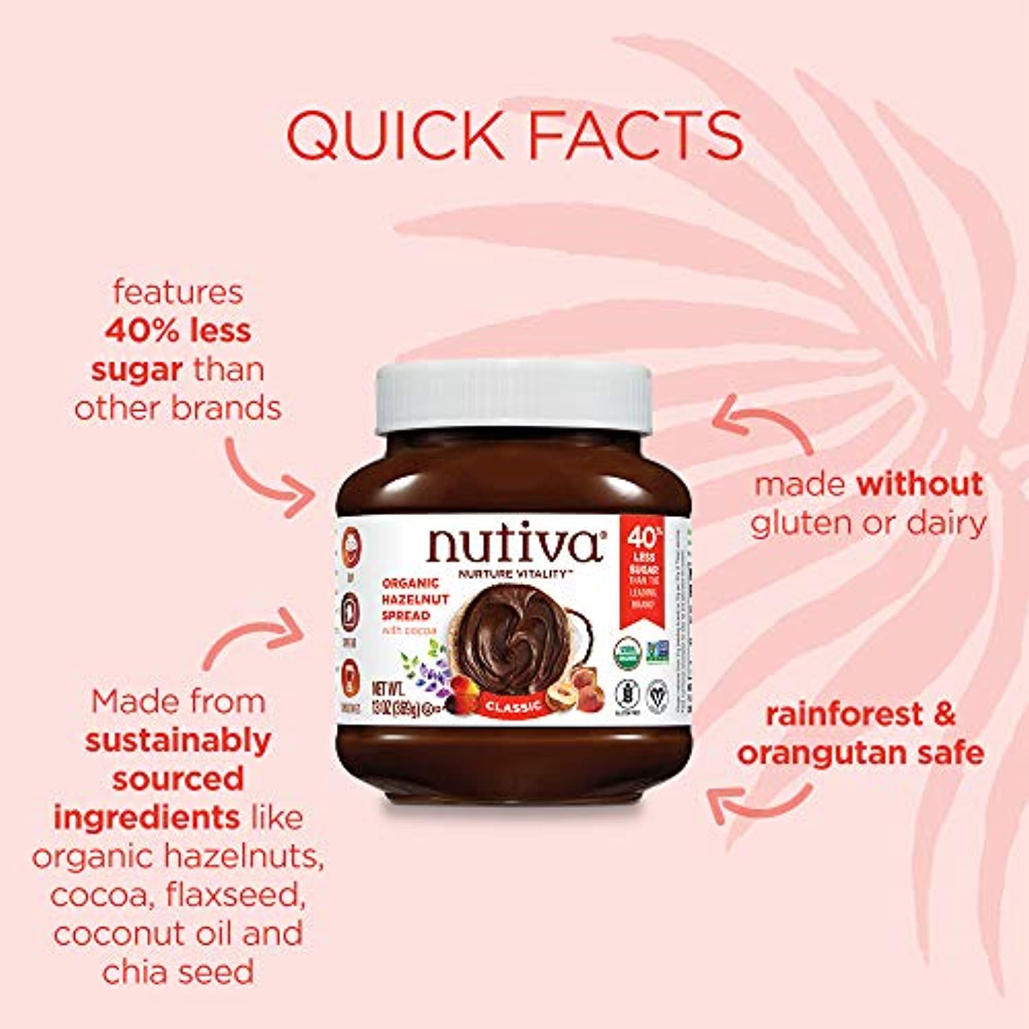 Organic, Non-GMO, Vegan Hazelnut Spread - Eco Trade Company