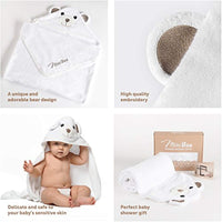 Premium Ultra Soft Organic Bamboo Baby Hooded Towel with Unique Design – Hypoallergenic Baby Towels for Infant and Toddler - Eco Trade Company