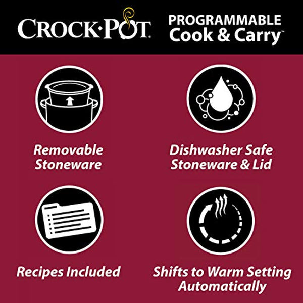 Crock-Pot® 6.0-Quart Smart-Pot® Cook & Carry? Slow Cooker