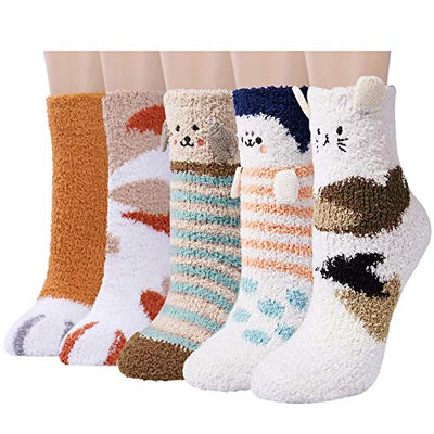 Plush Slipper Socks for Women - Eco Trade Company