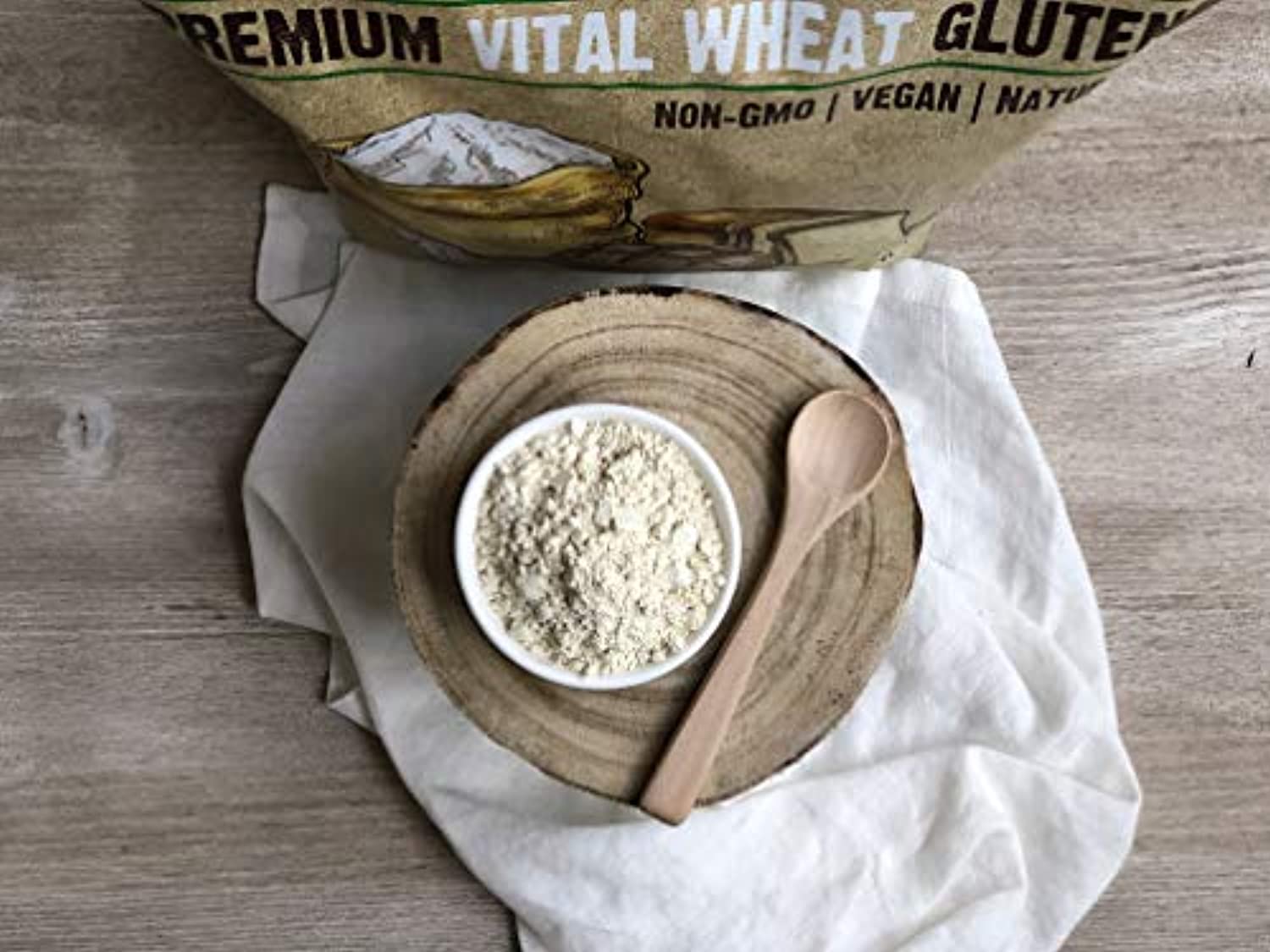 Anthony's Vital Wheat Gluten, 4lbs, High in Protein, Vegan, Non GMO, Keto Friendly, Low Carb - Eco Trade Company