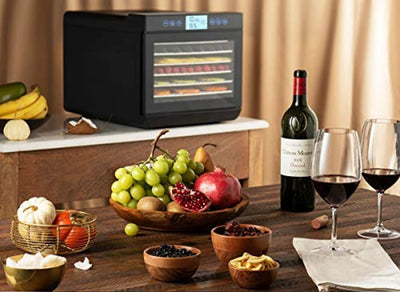 Food Dehydrator - Digital Timer, Temperature Control, Dryer for Jerky, Herb, Meat, Beef, Fruit and Vegetables, 7 Stainless Steel trays - Eco Trade Company