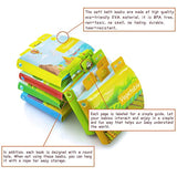 Baby Bath Books, Waterproof Nontoxic Fabric Soft Baby Bath Toys Early Education Activity for Toddler, Infants and Kids - Pack of 6 - Eco Trade Company