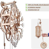 Wood Trick Pendulum Wall Clock Kit to Build, Wooden DIY 3D Wooden Puzzle - Eco Trade Company