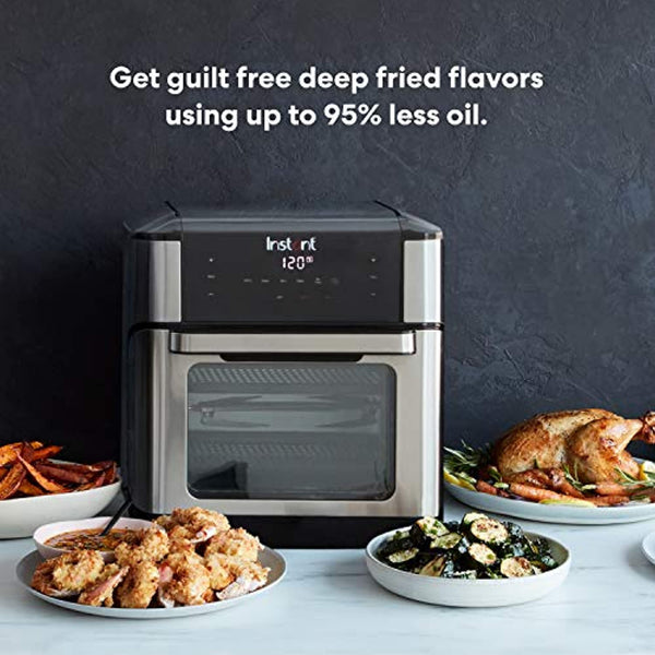 Air Fryer Oven 7 in 1 with Rotisserie, 10 Qt, EvenCrisp Technology