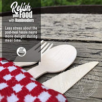 Disposable Wooden Cutlery Set | 100% All-Natural, Eco-Friendly, Biodegradable - Eco Trade Company