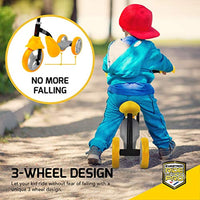 K2 Toddler 3 Wheel Scooter & Ride-On Balance Trike 2-in-1 Adjustable for 2, 3, 4, 5 Year Old Boy or Girl Transforms in Seconds - Eco Trade Company