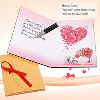 Handmade Walnut Wood Love Greeting Card - Eco Trade Company