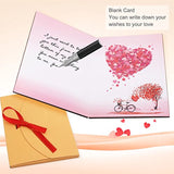 Handmade Walnut Wood Love Greeting Card - Eco Trade Company