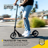 Commuter Kick Scooter for Adults, Teens | Foldable, Lightweight w/ABEC-9 Wheel Bearings | Height-Adjustable, 220LB Max Load - Eco Trade Company