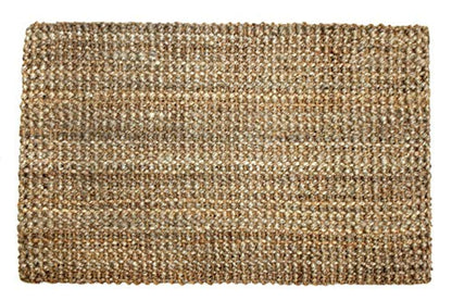 Jute Area Rug Hand Woven by Skilled Artisans, 100% Natural - Eco Trade Company