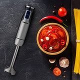 Ultra-Stick 500 Watt 9-Speed Immersion Multi-Purpose Hand Blender Heavy Duty Copper Motor Brushed 304 Stainless Steel With Whisk, Milk Frother - Eco Trade Company