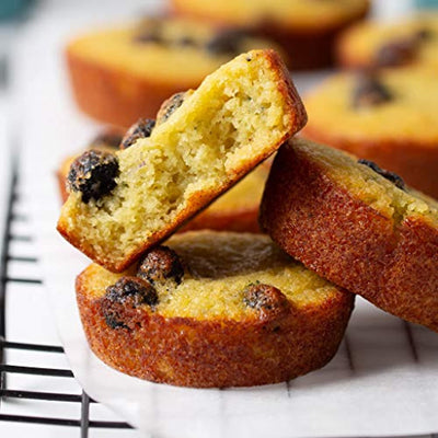 HighKey Keto Blueberry Muffin Mix - Low Carb, Gluten Free Food - No Sugar Added Snacks - 12 Muffins - Eco Trade Company